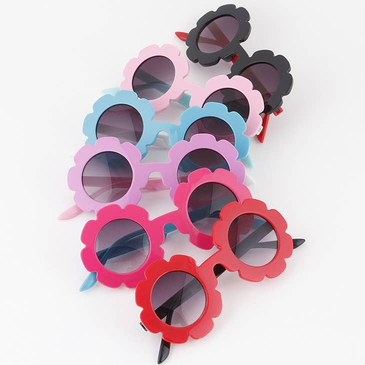 Assorted Girls Flower Sunglasses