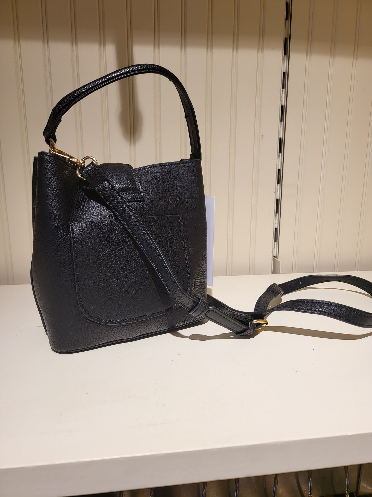 Black Leather Handbag