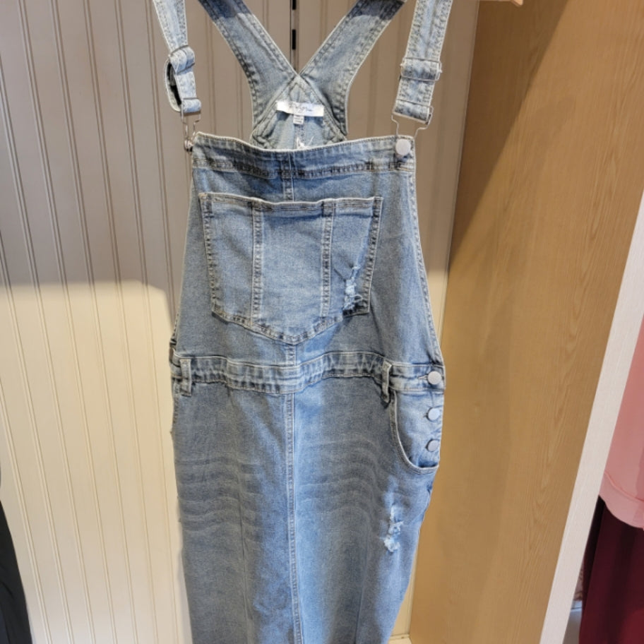 Overall Jean Dress