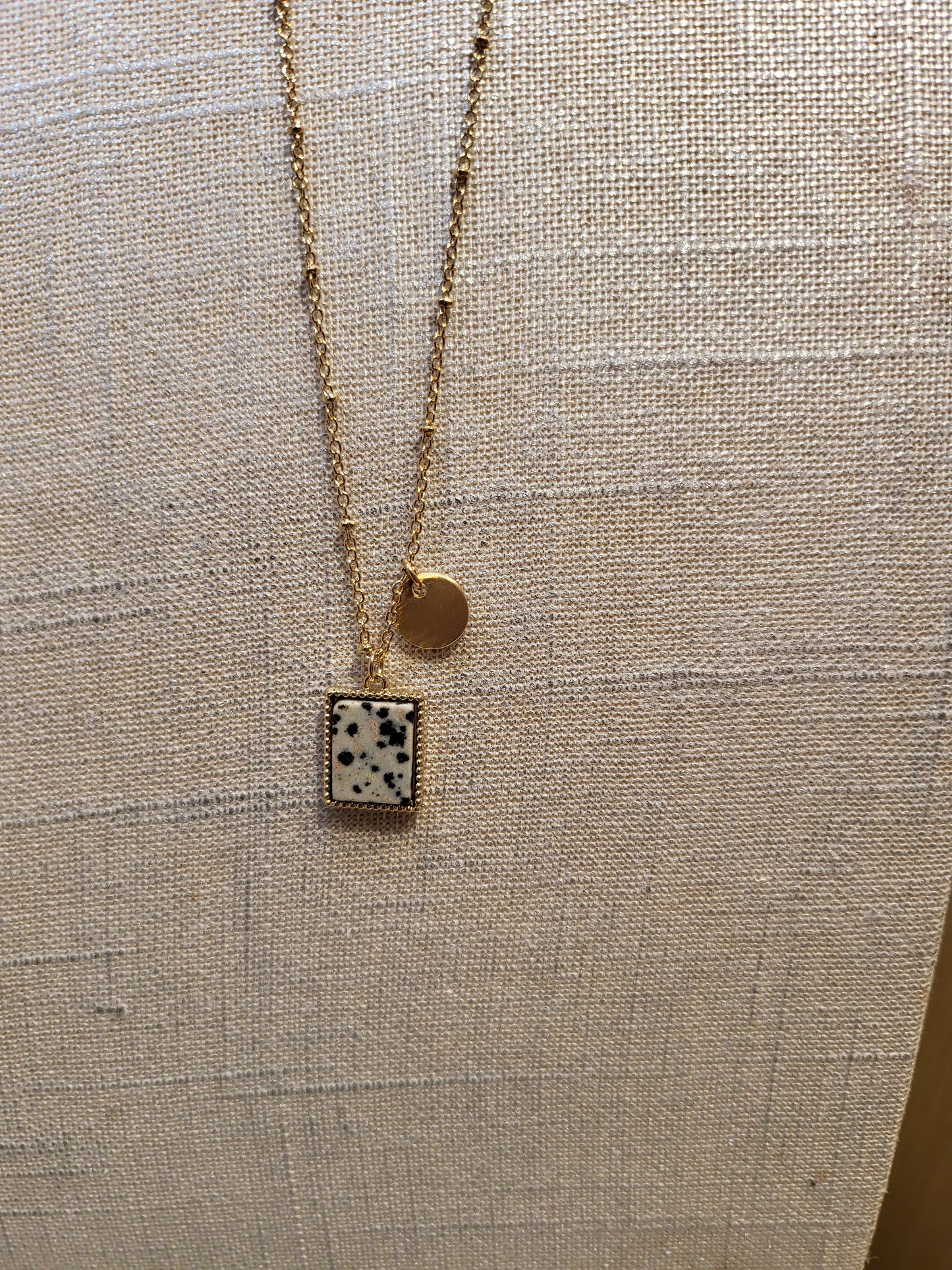 Square Pendant Necklace